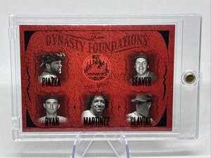 2005 Flair Dynasty Foundations Mets Ryan Piazza Martinez Seaver Glavine /500 NM - Picture 1 of 3