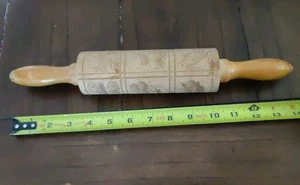 Springerle Rolling Pin in Legno Timbro per Biscotti Stampo Uccellini Coniglio Albero Più 14" - Foto 1 di 7