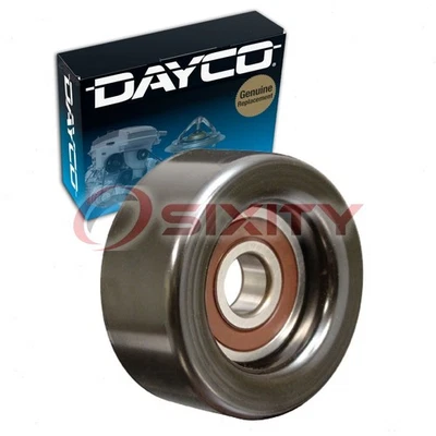 Dayco Lower Drive Belt Idler Pulley for 2014-2018 GMC Sierra 2500 HD 6.6L V8 nj - Image 1 of 4