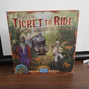 Ticket to Ride The Heart of Africa Board Game EXPANSION - Train Route Strateg - Picture 1 of 2