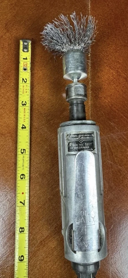 Amoladora neumática central modelo 53177 1/4 pulgada Foto 1 de 1