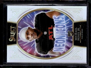 2024 Panini Select #10 Michael Penix Jr. Neon Icons Prizm - Picture 1 of 2
