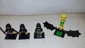 Lego Black Ninja, 6 Figuren und Zubehör, Retro 90er Jahre - Bild 1 von 4