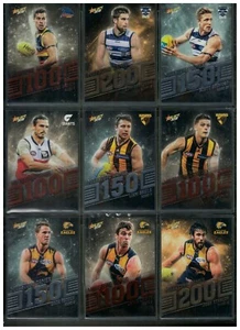 2018 AFL Select Footy Stars AFL MILESTONE GAMES; Individual Card Sale. - Picture 1 of 10