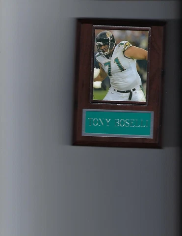 TONY BOSELLI PLAQUE JACKSONVILLE JAGUARS FOOTBALL NFL Cover