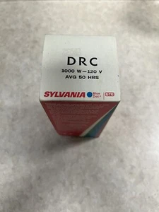 Lámpara proyector DRC, marca GTE Sylvania, hecha en EE. UU., 1000W, 120V Ave. 50 HRS - Imagen 1 de 5