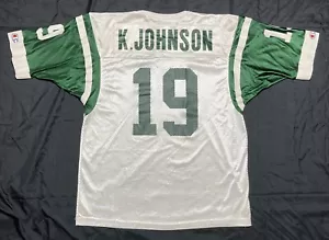 🏈Vintage Champion KEYSHAWN JOHNSON New York Jets NFL Jersey Size 44 **READ**🏈 - Picture 1 of 8