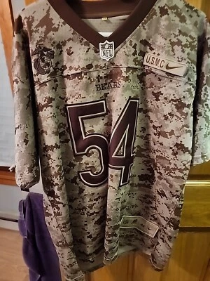 Camiseta deportiva NFL Nike USMC Brian Urlacher  Foto 1 de 4