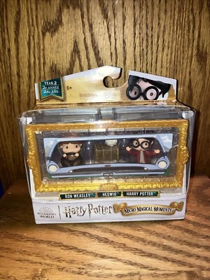 Mundo Mágico Harry Potter, Micro Mágico (NUEVO CON ETIQUETAS) Harry, Ron & Hedwig Foto 1 de 4