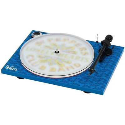 Pro-Ject Essential III - Beatles Sergeant Pepper's Drum + Ortofon OM10 NEW! - Image 1 of 4