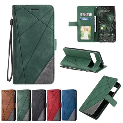 For Google Pixel 6A/7A/8A/9A/6/7/8/9 Pro XL Leather Wallet Case Card Flip Cover - Image 1 of 4