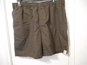 Men's Island Shore Flat Front Shorts Brownstone Size X-Small NEW $44 - Picture 1 of 2