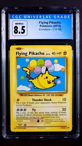 Flying Pikachu 110/108 XY Evolutions NM/Mint+ CGC 8.5 Graded Pokemon Card 2016 - Picture 1 of 2