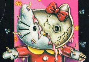 Wacky Packages ANS2 Promo Card P1 2004 GOODBYE KITTY Topps NM/M - Bild 1 von 4