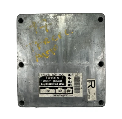 1996-1999 Toyota Paseo 1.5L Engine Computer Electronic Control Module 8966116530 - Image 1 of 3