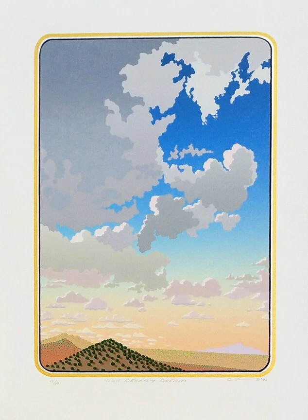 Doug West, "High Desert Dream", serigrafía edición limitada, creada en 1986 Foto 1 de 1