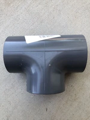 GF D2467 Tee Slip Schedule 80 PVCI NSF-PW USA - Image 1 of 3