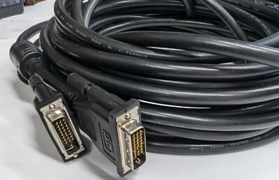 DVI-D Dual-Link Kabel Stecker/Stecker schwarz 10m - Bild 1 von 2