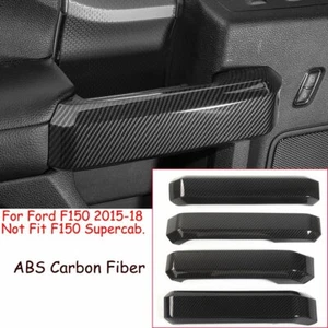 4*Carbon Fiber ABS Interior Door Handle Decor Cover Fit For Ford F150 2015-2018 - Bild 1 von 9
