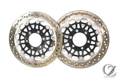 01 Juego de rotores de freno delanteros Triumph Daytona 955i 955 OEM Foto 1 de 4