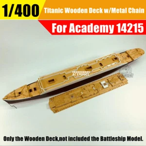 1/400 White Star Liner RMS Titanic Mazzo in Legno con Catena in Metallo per Academy 14215 - Foto 1 di 8