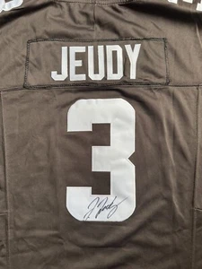 Jerry Jeudy Signed Jersey Cleveland Browns Autograph New - Picture 1 of 4