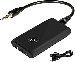 Bluetooth 5.0 Trasmettitore Ricevitore Bluetooth 5.0 per PC TV Cuffie Tablet Alt - Foto 1 di 12