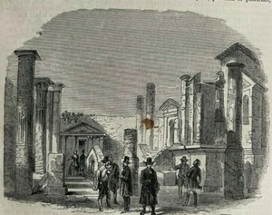 1855 Italien Sizilien Neapel Diomedes Villa Pompeji illustriert - Bild 1 von 6
