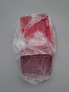 "NEU 4er-Set rote Tupperware Mini quadratische Aways Deckel kleine Snackhalter 3,25""x4" - Bild 1 von 6