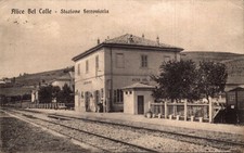 Alessandria Alice Bel Colle Stazione Ferroviaria interno F. Piccolo spedita