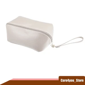 Large Capacity Travel Cosmetic Bag Portable Makeup Bag Open Flat Organizer White - Picture 1 of 7