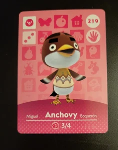 Sardellen - 219 - Serie 3 - Authentische Animal Crossing Amiibo Karte - Bild 1 von 1