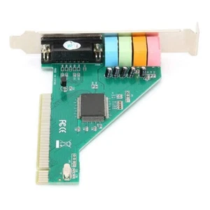 PCI Sound Card 4.1 Channel Computer Desktop Built-in Sound Card Internal3758 - Picture 1 of 6