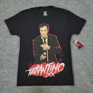 Quentin Tarantino XX Shirt Men Small Black Pulp Fiction Graphic Tee Short Sleeve - Picture 1 of 13