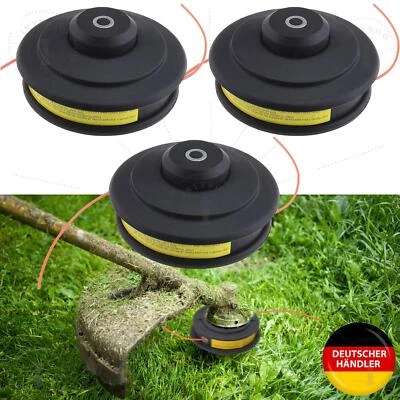 ACELECTRONIC 3X Profi Doppelfadenkopf Tippautomatik Spule / Fadenspule für Fuxtec Motorsense