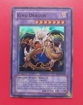 King Dragun FET-EN036 1st Edition Super Rare LP - Yu-Gi-Oh! 1 - Image 1 of 2