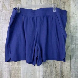 Pantalones Cortos St. John’s Bay Active XXL Azul Cintura Elástica con Bolsillos Delanteros - Imagen 1 de 4