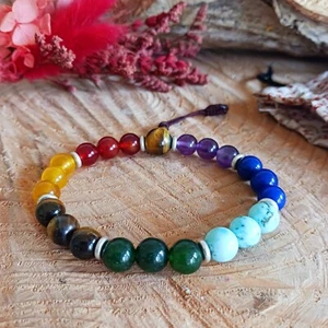 Chakra Stein Handgelenk Mala - Bild 1 von 3