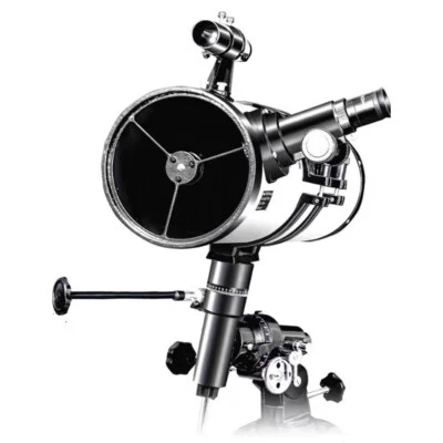 Telescopio astronómico newtoniano reflector EQ3 1400x 150 mm con adaptador de teléfono Foto 1 de 4