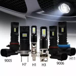 NIGHTEYE 160W 2x H1 H3 H7 H10 H11 9005 9006 LED Fog Light Bulbs Lamp 6500K White - Picture 1 of 80