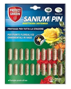 Sanium Pin Pfnpo, Insetticida Sistemico in Pillole Elimina Afidi e Mosca Bianca - Foto 1 di 5