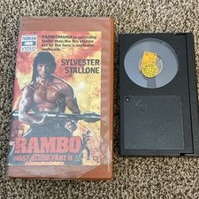 * Rambo: First Blood Part II 1985 Action Betamax Sylvester Stallone Thorn EMI