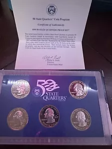 1990 9925 State Quarter Proof Sets - Picture 1 of 2