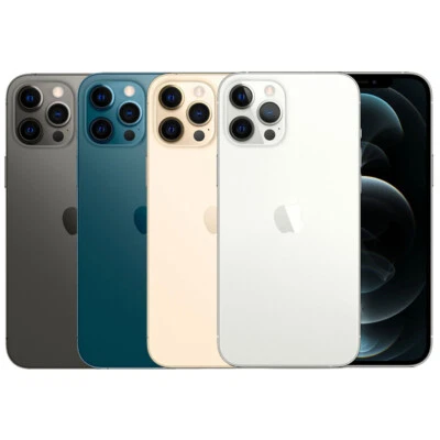 Apple iPhone 12 Pro Max (5G) 256GB/128GB Dual SIM Sbloccato Unlocked Smartphone - Immagine 1 di 4