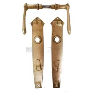 Jugendstil Drückergarnitur Avantgarde alt Türdrücker 91 mm - Bild 1 von 2