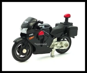 TOMICA Police Vehicle Collection HONDA VFR BIKE Motorcycle 1/32 TOMY 4 NEW BLACK - Picture 1 of 4