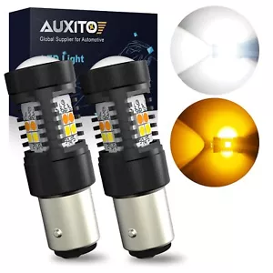 EXA LED Turn Signal Light Blinker Bulb 1157 2357 Switchback White Amber W Canbus - Picture 1 of 8