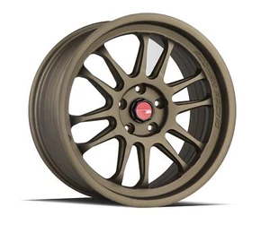 One 18x8.5 Aodhan AH07 5x114.3 +35 Flow Forged Textured Bronze Wheel - Picture 1 of 3