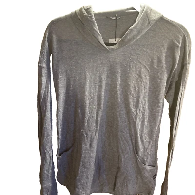 Terez 灰色连帽衫女式小号全新带标签 — 第 1/4 张图片