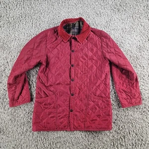 Barbour Jacke Herren Medium D894 Classic Eskdale Rot Gesteppt Country - Bild 1 von 11